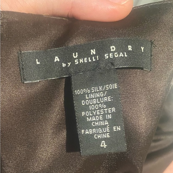 Y2K Laundry by Shelli Segal Strapless Midi Dress Size 4 - Picture 7 of 7